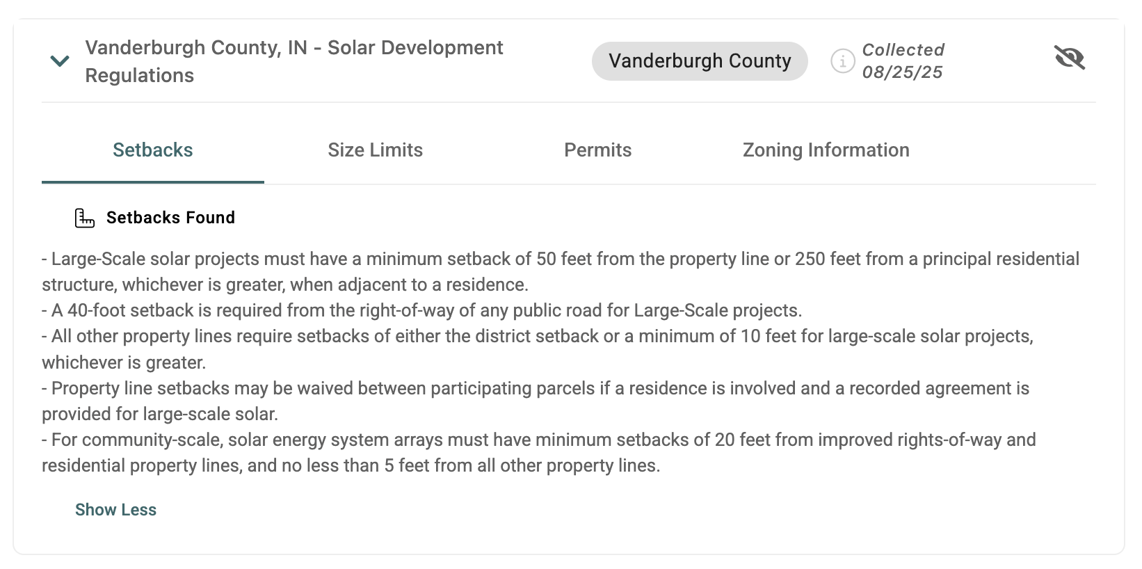 Local Solar Regulations | Transect
